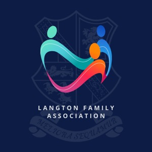 Crest langton family association (50 x 50 mm)