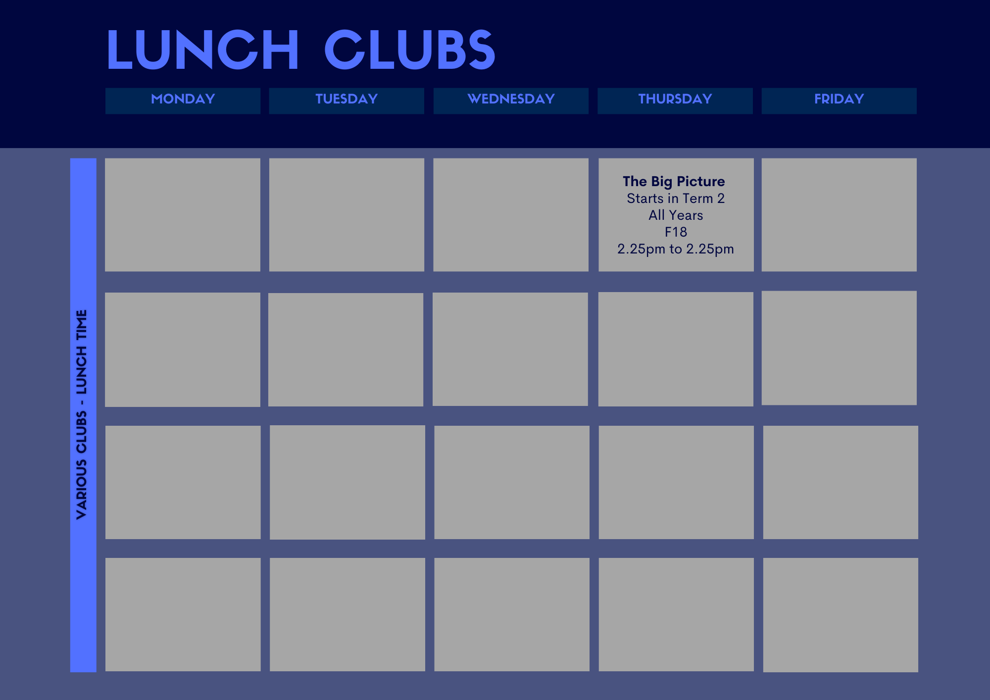School Clubs and Societies (2)